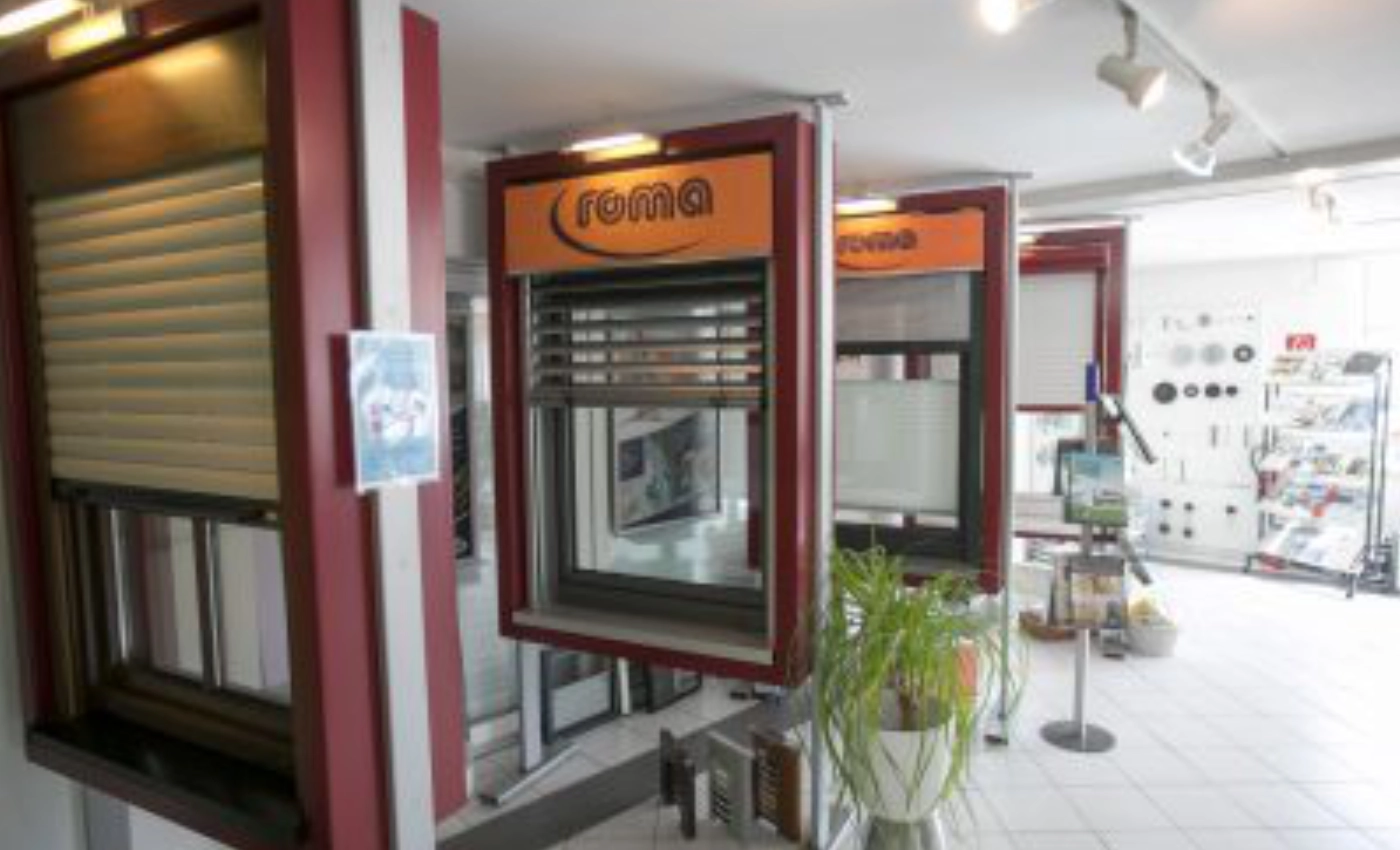 Fenster in der Ausstellung